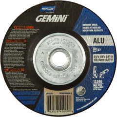 ‎4-1/2″ × 1/8″ × 5/8″-11 Gemini Non-Woven Depressed Center Wheel Type 27 46 Grit - Caliber Tooling