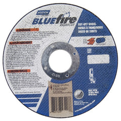 ‎4-1/2 × 1/16 × 7/8″ BlueFire RightCut Right Angle Cut-Off Wheel A 36 Q Type 01/41 - Caliber Tooling