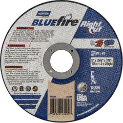 5 × 1/16 × 7/8″ BlueFire RightCut Right Angle Cut-Off Wheel A 36 Q Type 01/41 - Caliber Tooling