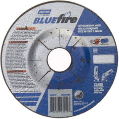 ‎4-1/2 × 1/8 × 7/8″ BlueFire Grinding Wheel ZA 30 U Type 27 - Caliber Tooling