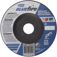 ‎4-1/2 × 1/4 × 7/8″ BlueFire Grinding Wheel ZA 24 S Type 27 - Caliber Tooling