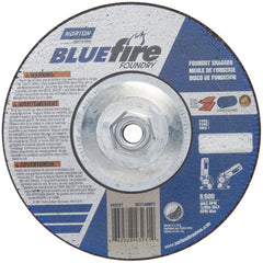 7″ × 1/4″ × 5/8″ BlueFire Non-Woven Depressed Center Wheel Type 27 Zirconia Alumina / Aluminum Oxide - Caliber Tooling