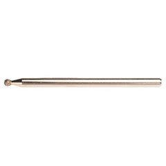 3/32″ - Electroplated CBN Mandrel-100 Grit - Spherical Ball end - Caliber Tooling