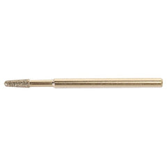 0.078″-0.110″ 5/16″ - Electroplated CBN Mandrel-100 Grit - Round End Taper - Caliber Tooling