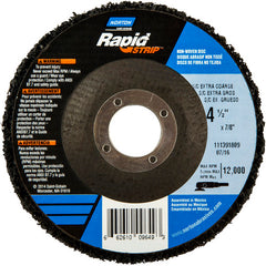 ‎4-1/2 × 7/8″ Bear-Tex Rapid Strip Non-Woven Depressed Center Disc Silicon Carbide Extra Coarse Grit Type 27 - Caliber Tooling