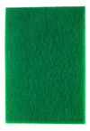 3-1/4 x 6-1/4 x 3/4" - Green/Yellow; Scour-N-Sponge Pad; Aluminum Oxide; Very Fine - Caliber Tooling