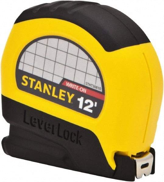 Stanley - 12' x 1/2" Tape Measure - 1/32" Graduation - Caliber Tooling