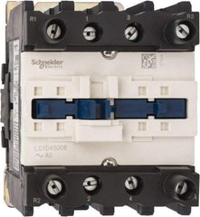 Schneider Electric - 4 Pole, 120 Coil VAC at 60 Hz, 60 Amp at 440 VAC, Nonreversible IEC Contactor - Bureau Veritas, CCC, CSA, CSA C22.2 No. 14, DNV, EN/IEC 60947-4-1, EN/IEC 60947-5-1, GL, GOST, LROS, RINA, RoHS Compliant, UL 508, UL Listed - Caliber Tooling