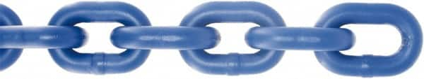 Value Collection - #4/0 Welded Straight Link Coil Chain - 670 Lb Capacity, Plastic Powder Coated Finish - Caliber Tooling