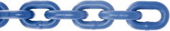 Value Collection - #5/0 Welded Straight Link Coil Chain - 880 Lb Capacity, Plastic Powder Coated Finish - Caliber Tooling