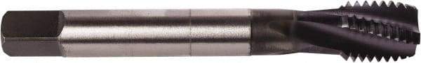 Union Butterfield - 1/2-13 UNC 3 Flute 2B Bottoming Spiral Flute Tap - Powdered Metal, TiAlN Finish, 4.331" OAL, Right Hand Flute, Right Hand Thread, Series 1630AP - Caliber Tooling