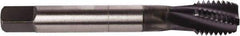 Union Butterfield - 5/8-11 UNC 4 Flute 2B Bottoming Spiral Flute Tap - Powdered Metal, TiAlN Finish, 4.331" OAL, Right Hand Flute, Right Hand Thread, Series 1630AP - Caliber Tooling