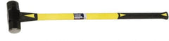 Ability One - 8 Lb Head, 32" Long Sledge Hammer - Steel Head, Fiberglass Handle with Grip - Caliber Tooling