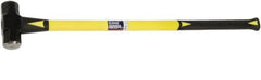 Ability One - 6 Lb Head, 32" Long Sledge Hammer - Steel Head, Fiberglass Handle with Grip - Caliber Tooling