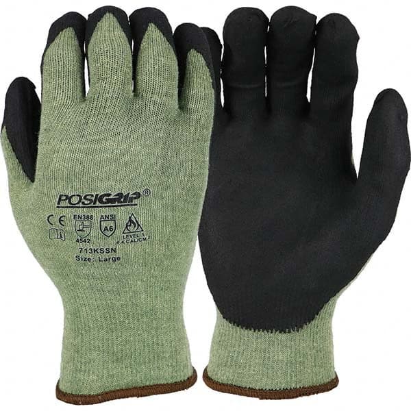 PIP - Size XL, ANSI Cut Lvl A6, Nitrile Coated Cut Resistant Gloves - Caliber Tooling