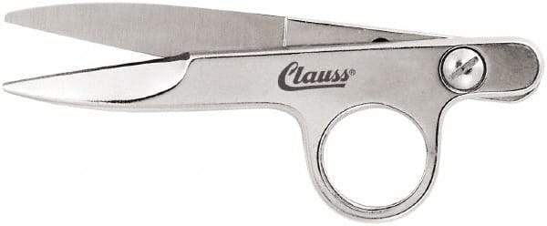 Clauss - 1" Length of Cut, Straight Pattern Thread Snip - 4-1/2" OAL - Caliber Tooling