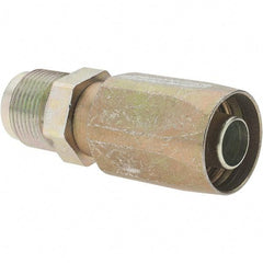 Parker - 2 Piece, 1-1/16-14, Reusable Hose Fitting - 5/8" Hose ID x 3/4" Hose OD - Caliber Tooling