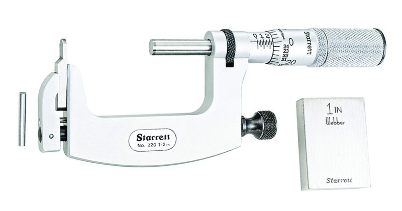 220XFL-2 MICROMETER MULTI-ANVIL - Caliber Tooling