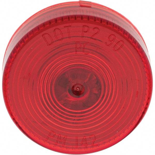 Value Collection - 2-1/2" Long, Clearance Side Marker Light Kit - Red - Caliber Tooling