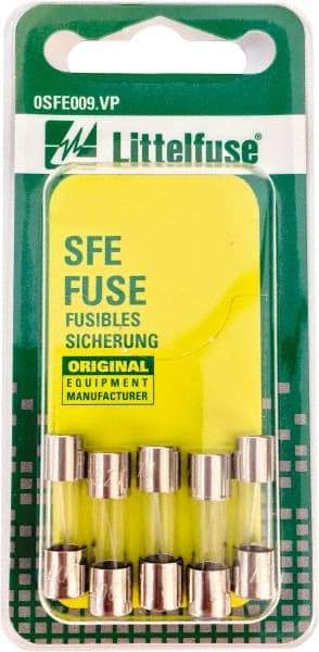 Value Collection - 32V AC/DC, 6 Amp, Fast-Acting Miniature Glass/Ceramic Fuse - 3/4" OAL, 1/4" Diam - Caliber Tooling