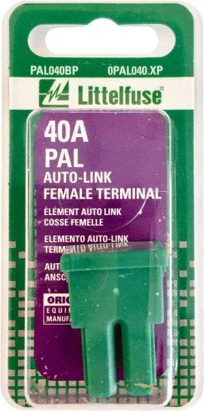 Value Collection - 40 Amp, Automotive Fuse - Green, Littlefuse PAL040 - Caliber Tooling