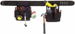 CLC - 29 to 46" Waist Apron - 20 Pocket, Black, Polyester - Caliber Tooling