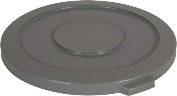 PRO-SOURCE - Round Lid for Use with 32 Gal Round Trash Cans - Gray, Plastic, For Huskee Trash Cans - Caliber Tooling