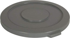 PRO-SOURCE - Round Lid for Use with 32 Gal Round Trash Cans - Gray, Plastic, For Huskee Trash Cans - Caliber Tooling