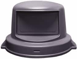 PRO-SOURCE - Dome Lid for Use with 55 Gal Trash Cans - Gray, Plastic, For Huskee Trash Cans - Caliber Tooling