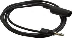 Pomona - Black Electrical Test Equipment Clip - Use with 0.300" Terminal, Banana Plugs - Caliber Tooling