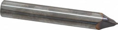 Niagara Cutter - 3/8" Diam 2 Flute Single End Solid Carbide Chamfer Mill - Caliber Tooling