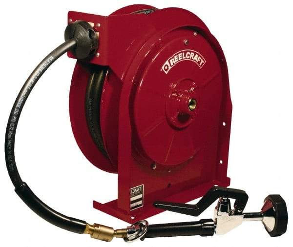 Reelcraft - 35' Spring Retractable Hose Reel - 250 psi, Hose Included - Caliber Tooling