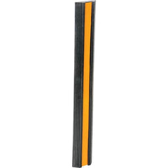 Vestil - 36" Long x 5-1/8" Wide x 1-3/8" High, Bumper Stop - Yellow & Black - Caliber Tooling