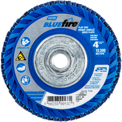 ‎4-1/2 × 5/8 - 11″ BlueFire Plastic Flat Flap Disc Type 27 P40 Grit R884P Zirconia Alumina - Caliber Tooling