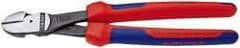 Knipex - 10" OAL, 0.181" Capacity, Diagonal Cutter - 1" Jaw Length x 11/16" Jaw Width, Round/Straight Head, Comfort Grip Handle - Caliber Tooling