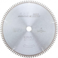 Amana Tool - 12" Diam, 1" Arbor Hole Diam, 96 Tooth Wet & Dry Cut Saw Blade - Carbide-Tipped, Clean Action, Standard Round Arbor - Caliber Tooling