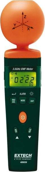 Extech - 3-1/2 Ghz Max, LCD Display, RF and EMF Meter - 9V Power Supply - Caliber Tooling