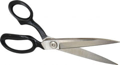 Wiss - 5" LOC, 10-3/8" OAL Inlaid Heavy Duty Shears - Left Hand, Offset Handle, For Composite Materials, Fabrics, Upholstery - Caliber Tooling