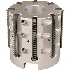 Vargus - 2.323" Cut Diam, 7.874" Max Depth of Cut, 1" Arbor Hole Diam, Internal/External Indexable Thread Mill - Insert Style 40L, 9 Inserts, Toolholder Style RTMC-D, 2" OAL - Caliber Tooling