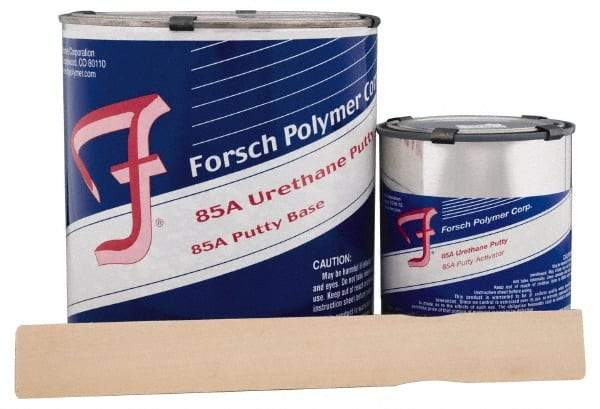 Forsch Polymer Corp - 4 Lb Kit Gray Urethane Putty - 20 min Tack Free Dry Time, 48 hr Full Cure Time, Series URS 5685 - Caliber Tooling