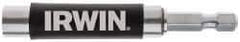 Irwin - 1/4" Magnetic Quick Release Bit Holder - 1/4" Hex Drive, 4-11/16" OAL - Caliber Tooling