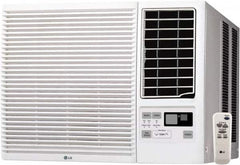 LG Electronics - 11,500/12,000 BTU 5.1/4.8 Amp 265 CFM Window Air Conditioner with Electric Heat - Exact Industrial Supply