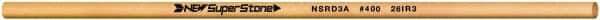 Value Collection - Round Ceramic Finishing Stick - 50mm Long x 3.175mm Wide x 3.2mm Thick, 400 Grit - Caliber Tooling