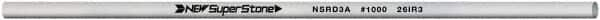 Value Collection - Round Ceramic Finishing Stick - 50mm Long x 3.175mm Wide, 1,000 Grit - Caliber Tooling