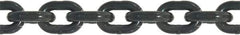 Value Collection - 5/8" Welded Alloy Chain - 18,100 Lb Capacity, Grade 80, 150' Long, Black Finish - Caliber Tooling