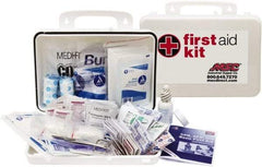 Medique - 150 Piece, 25 Person, Industrial First Aid Kit - 9-1/4" Wide x 6-3/4" Deep x 3" High, Plastic Case - Caliber Tooling