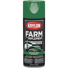 Krylon - Green (John Deere), 12 oz Net Fill, Gloss, Farm & Equipment Spray Paint - 12 oz Container, Use on Equipment - Caliber Tooling