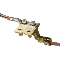 Panduit - 2 AWG Compatible Grounding Clamp - Copper Alloy, 5.8071" OAL, IEEE STD 837-2002 - Caliber Tooling