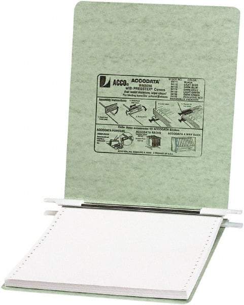 ACCO - 6", Letter Size, Light Green, Hanging Data Binders - Caliber Tooling