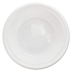 DART - Paper & Plastic Cups, Plates, Bowls & Utensils; Breakroom Accessory Type: Bowls ; Breakroom Accessory Description: Dinnerware-Bowl; Plastic ; Color: White - Exact Industrial Supply